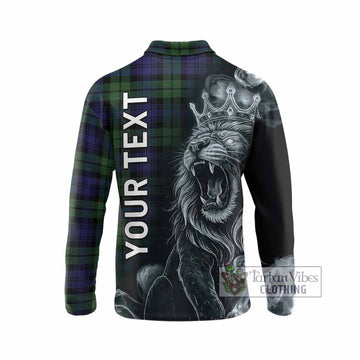 Bannatyne Tartan Long Sleeve Polo Shirt Roaring Lion Heritage