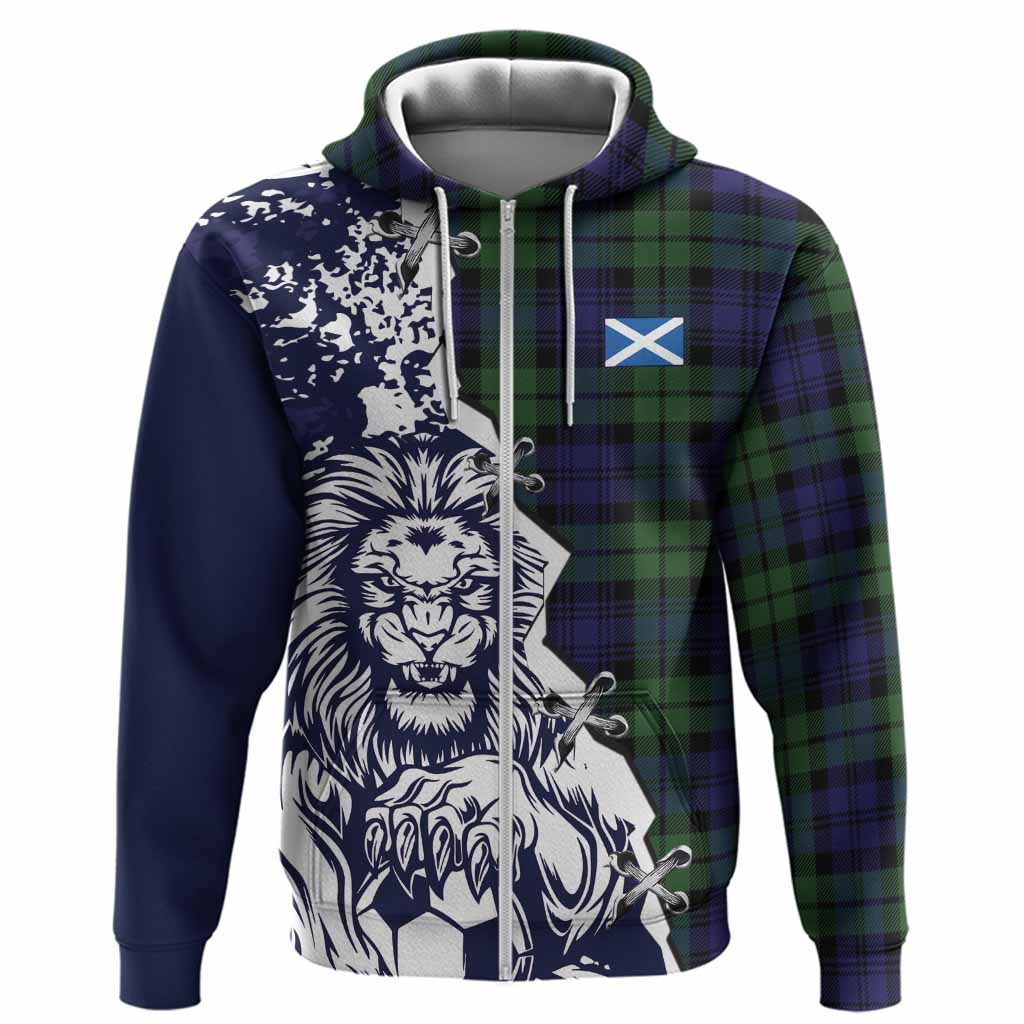 Bannatyne Tartan Scottish Hoodie Angry Lion With Soccer Ball Style