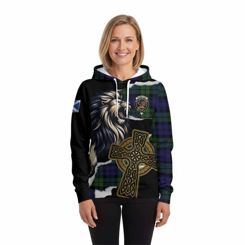 Bannatyne Tartan Scottish Hoodie Lion Celtic Heritage