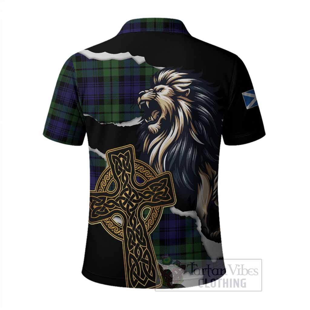 Bannatyne Tartan Scottish Polo Shirt Lion Celtic Heritage