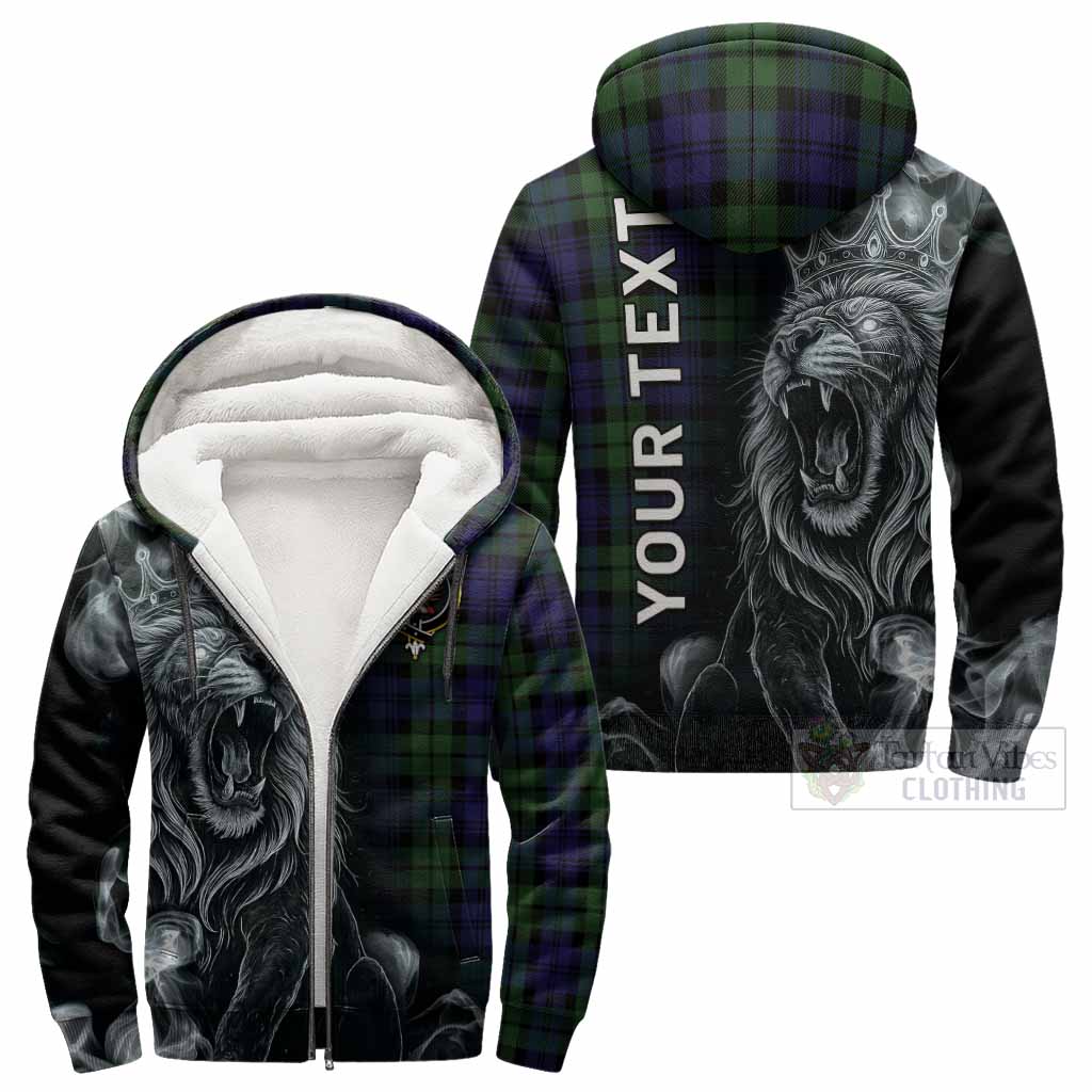 Bannatyne Tartan Sherpa Hoodie Roaring Lion Heritage