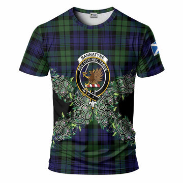 Bannatyne Tartan T-Shirt Thistle Scottish Spirit