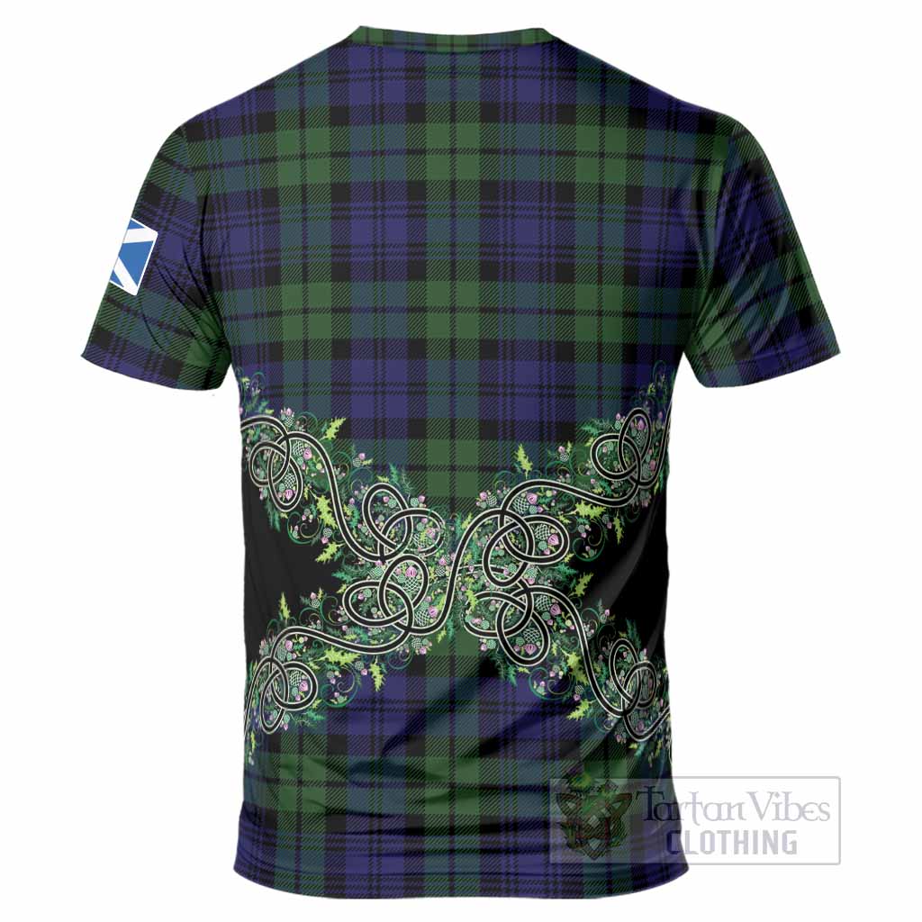 Bannatyne Tartan T-Shirt Thistle Scottish Spirit