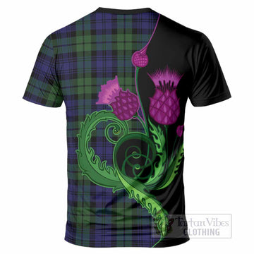 Bannatyne Tartan T-Shirt Traditional Scottish Thistle