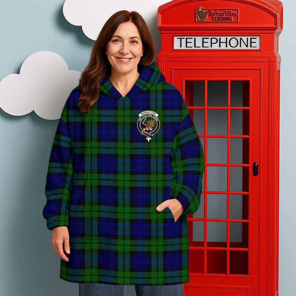 Bannatyne Tartan Wearable Blanket with Family Crest - Tartan Vibes Clothing