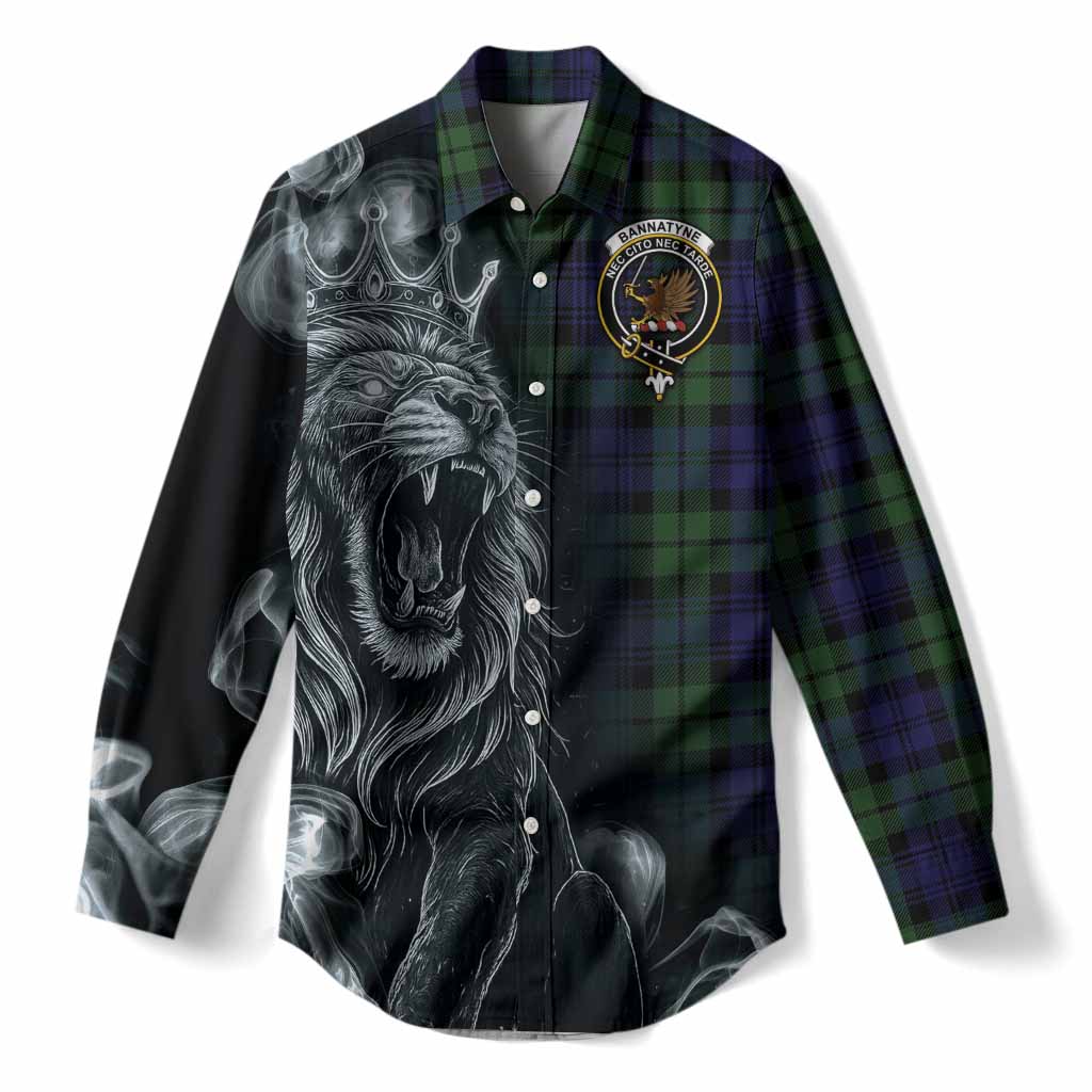 Bannatyne Tartan Women Casual Shirt Roaring Lion Heritage