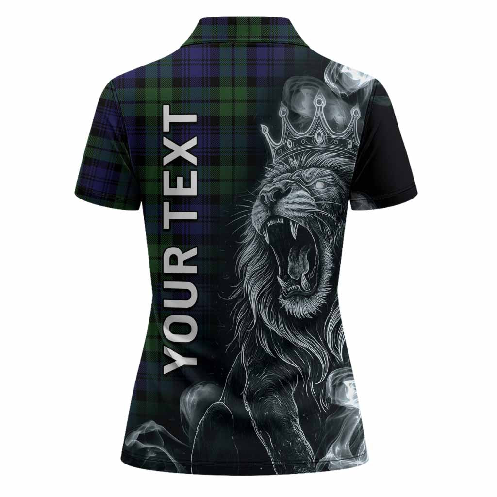 Bannatyne Tartan Women Polo Shirt Roaring Lion Heritage
