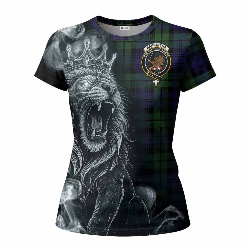 Bannatyne Tartan Women T shirt Roaring Lion Heritage