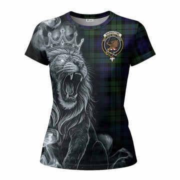 Bannatyne Tartan Women T shirt Roaring Lion Heritage