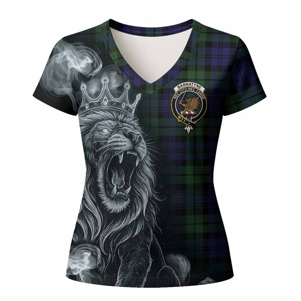 Bannatyne Tartan Women T shirt Roaring Lion Heritage