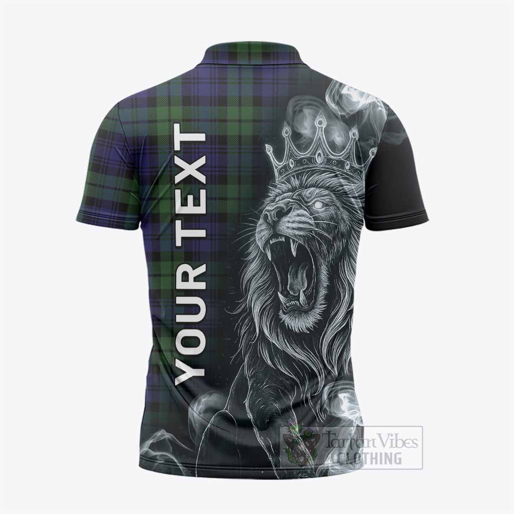 Bannatyne Tartan Zipper Polo Shirt Roaring Lion Heritage
