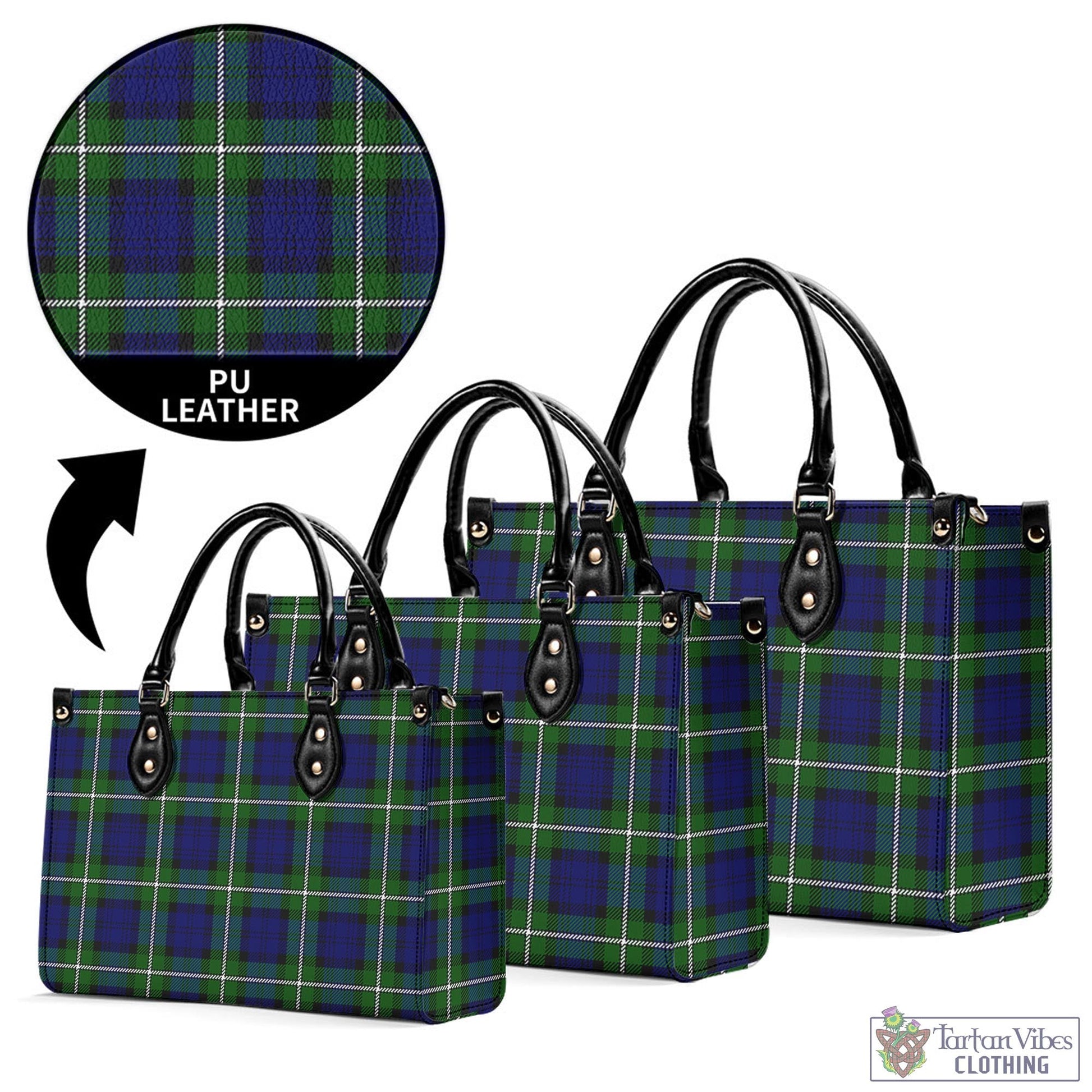 Bannerman Tartan Luxury Leather Handbags - Tartan Vibes Clothing