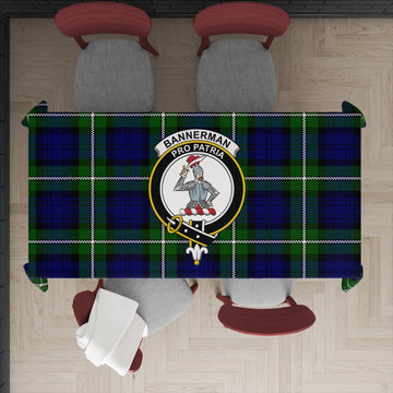 Bannerman Tartan Tablecloth with Family Crest XL 57.1"x70.9"(145x180cm) - Tartan Vibes Clothing