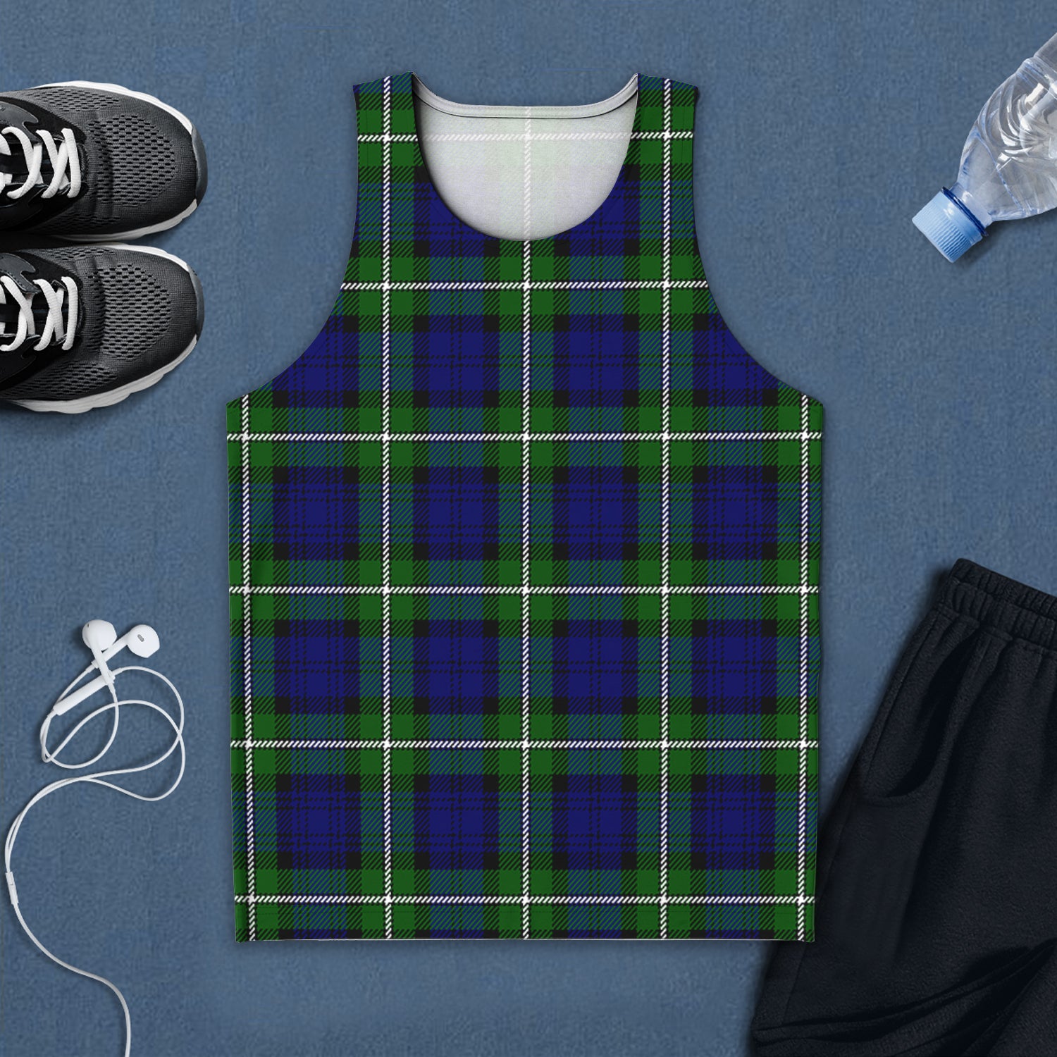 Bannerman Tartan Mens Tank Top 5XL - Tartan Vibes Clothing