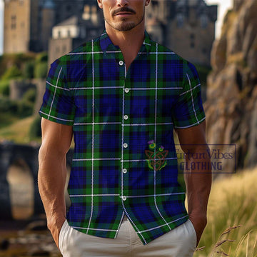 Bannerman Tartan Cotton Hawaiian Shirt Kid - Tartan Vibes Clothing