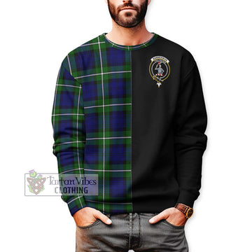 Bannerman Tartan Sweatshirt with Family Crest and Half Of Me Style Unisex - Tartan Vibes Clothing