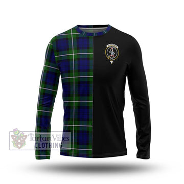 Bannerman Tartan Long Sleeve T-Shirt with Family Crest and Half Of Me Style Unisex - Tartan Vibes Clothing