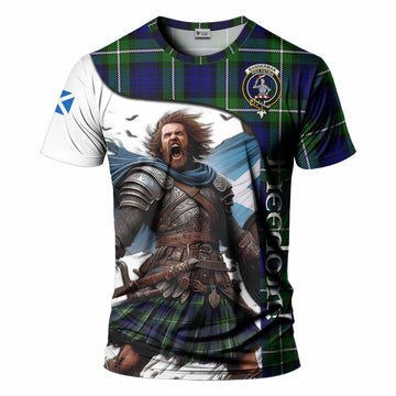 Bannerman Crest Tartan T-Shirt Inspired by the Freedom of Scottish Warrior Kid's Shirt - Tartan Vibes Clothing