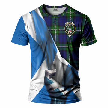 Bannerman Tartan T-Shirt with Family Crest Scotland Patriotic Style Kid's Shirt - Tartan Vibes Clothing
