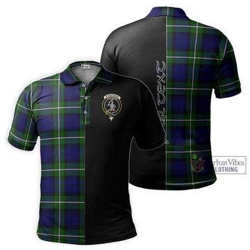 Bannerman Tartan Polo Shirt with Family Crest and Half Of Me Style Kid - Tartan Vibes Clothing
