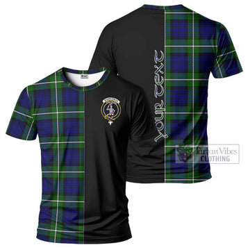 Bannerman Tartan T-Shirt with Family Crest and Half Of Me Style Kid's Shirt - Tartan Vibes Clothing