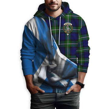 Bannerman Tartan Hoodie with Family Crest Scotland Patriotic Style Pullover Hoodie - Tartan Vibes Clothing