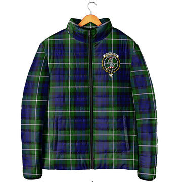 Bannerman Tartan Padded Jacket with Family Crest