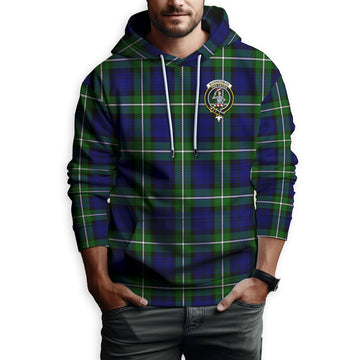 Bannerman Tartan Hoodie with Family Crest