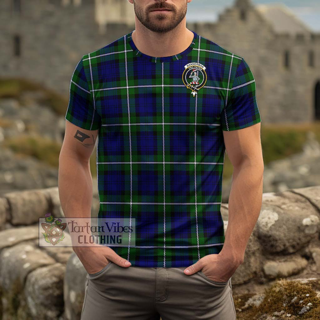 Bannerman Tartan Cotton T-Shirt with Family Crest Kid's Shirt - Tartan Vibes Clothing