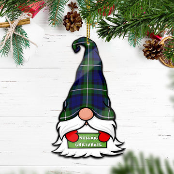 Bannerman Gnome Christmas Ornament with His Tartan Christmas Hat - Tartan Vibes Clothing