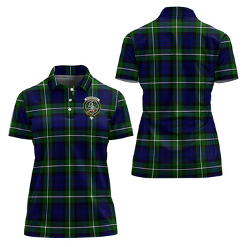 Bannerman Tartan Polo Shirt with Family Crest For Women Women - Tartan Vibes Clothing
