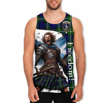 Bannerman Crest Tartan Men's Tank Top Inspired by the Freedom of Scottish Warrior Men - Tartan Vibes Clothing