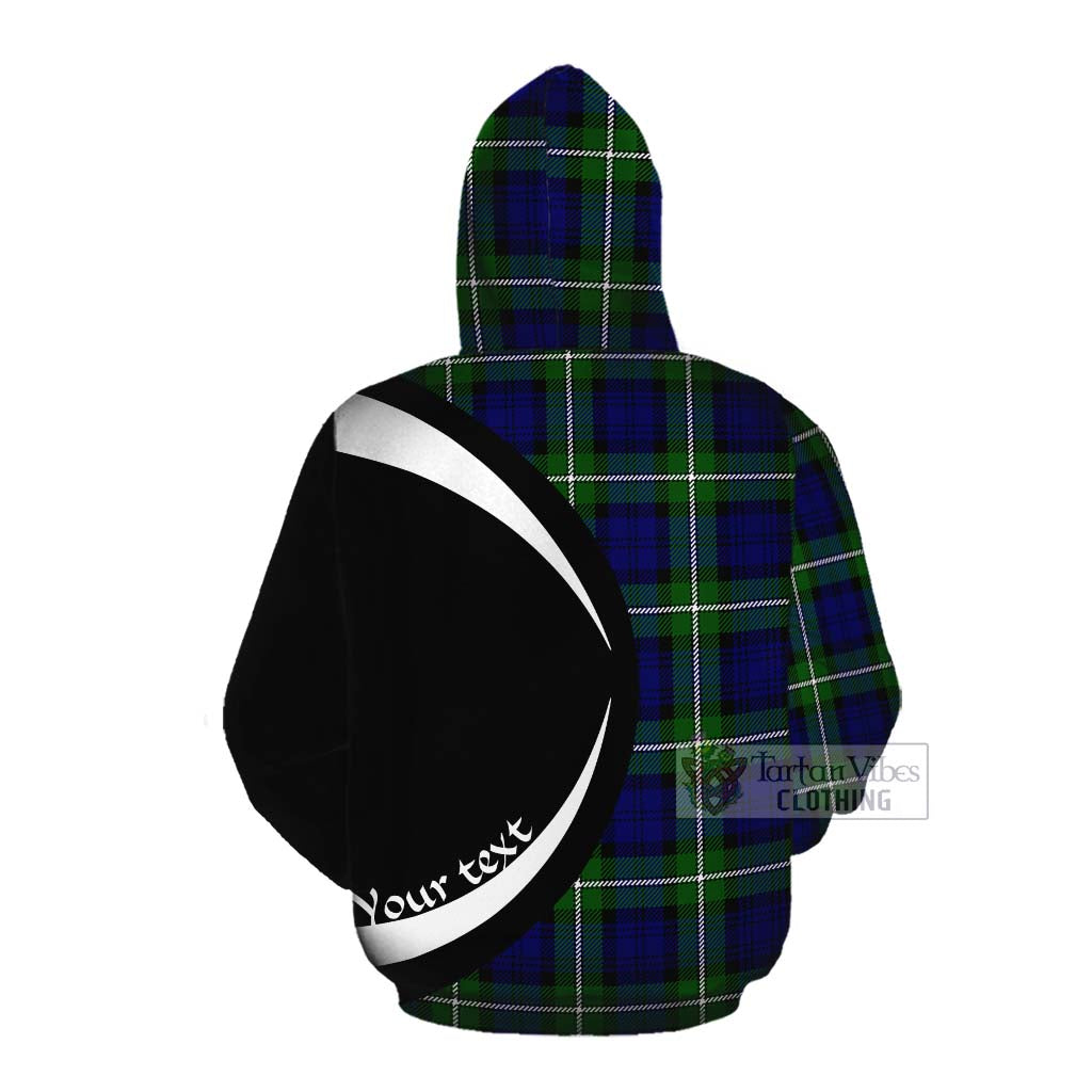 Bannerman Tartan Cotton Hoodie with Family Crest Circle Style Pullover Hoodie - Tartan Vibes Clothing