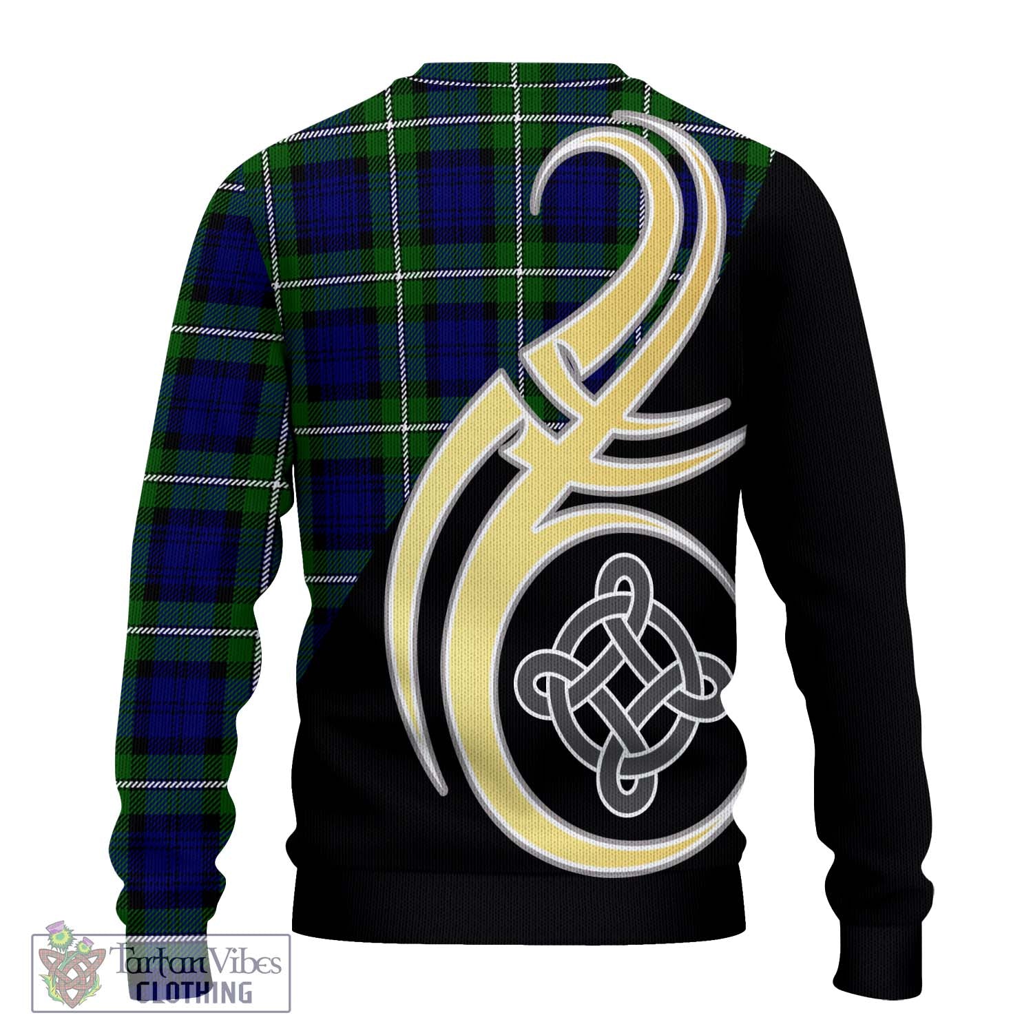 Bannerman Tartan Ugly Sweater with Family Crest and Celtic Symbol Style - Tartan Vibes Clothing