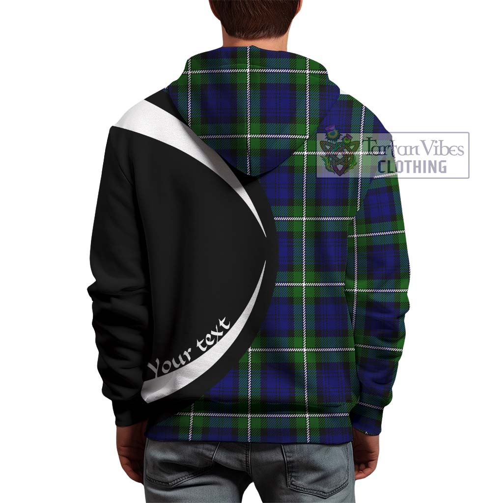 Bannerman Tartan Hoodie with Family Crest Circle Style - Tartan Vibes Clothing