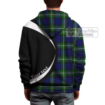 Bannerman Tartan Hoodie with Family Crest Circle Style - Tartan Vibes Clothing