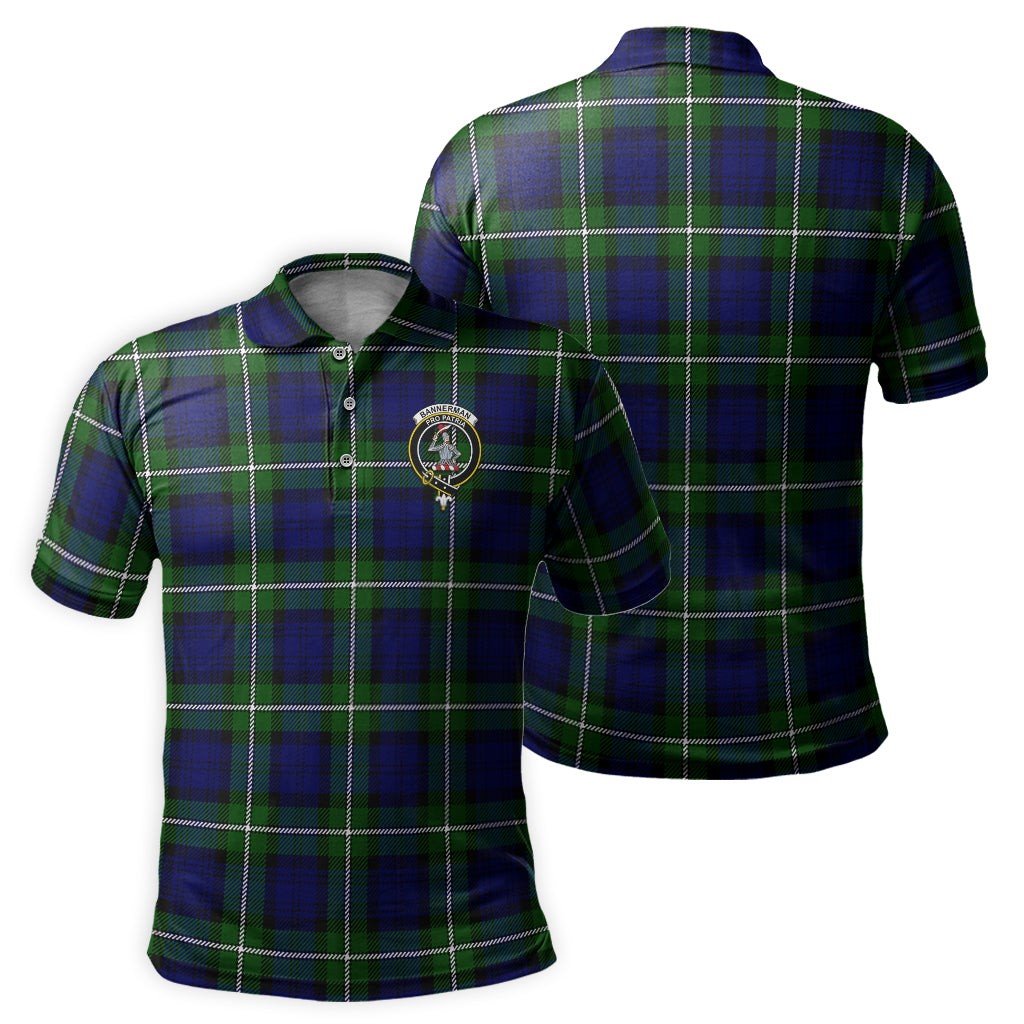 Bannerman Tartan Men's Polo Shirt with Family Crest - Tartanvibesclothing