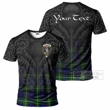 Bannerman Tartan T-Shirt with Family Crest Celtic Thistle Vibes - Tartan Vibes Clothing