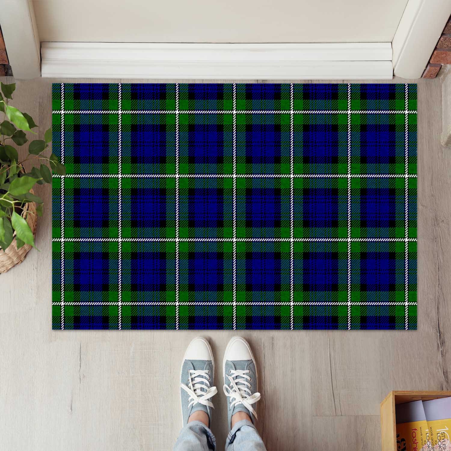 Bannerman Tartan Rubber Doormat - Tartan Vibes Clothing