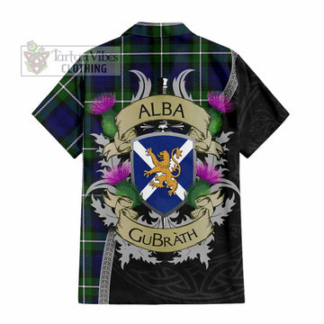 Bannerman Tartan Family Crest Hawaiian Shirt Lion Rampant Royal Thistle Shield Celtic Inspired - Tartan Vibes Clothing
