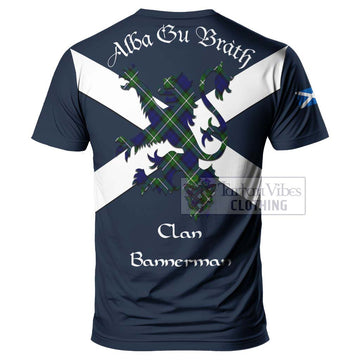 Bannerman Tartan Lion Rampant T-Shirt Proudly Display Your Heritage with Alba Gu Brath and Clan Name - Tartan Vibes Clothing