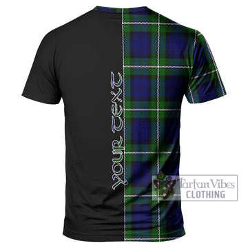 Bannerman Tartan T-Shirt with Family Crest and Half Of Me Style - Tartan Vibes Clothing