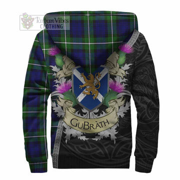 Bannerman Tartan Family Crest Sherpa Hoodie Lion Rampant Royal Thistle Shield Celtic Inspired - Tartan Vibes Clothing