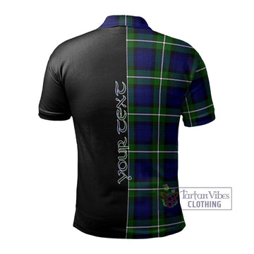 Bannerman Tartan Polo Shirt with Family Crest and Half Of Me Style - Tartan Vibes Clothing