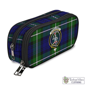 Bannerman Tartan Pen and Pencil Case with Family Crest - Tartan Vibes Clothing