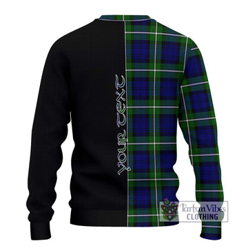 Bannerman Tartan Ugly Sweater with Family Crest and Half Of Me Style - Tartan Vibes Clothing