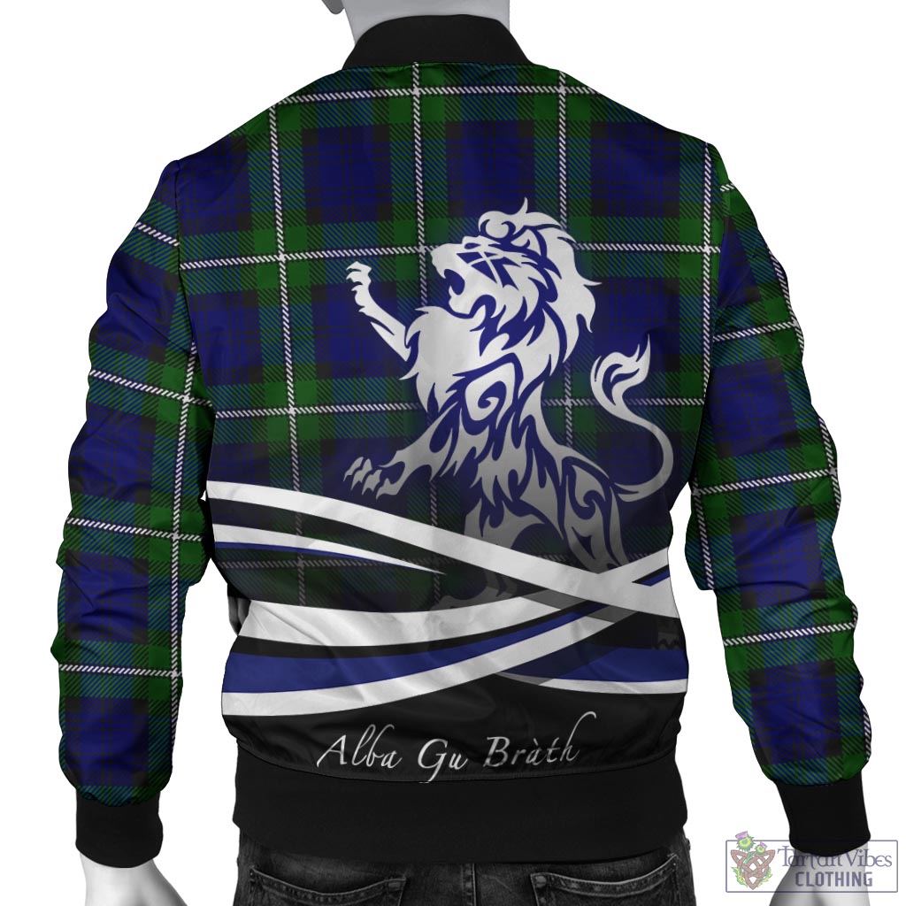 Bannerman Tartan Bomber Jacket with Alba Gu Brath Regal Lion Emblem - Tartan Vibes Clothing