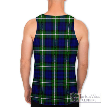 Bannerman Tartan Men's Tank Top with Family Crest DNA In Me Style - Tartan Vibes Clothing