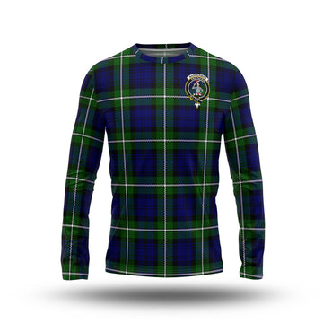 Bannerman Tartan Long Sleeve T-Shirt with Family Crest - Tartan Vibes Clothing
