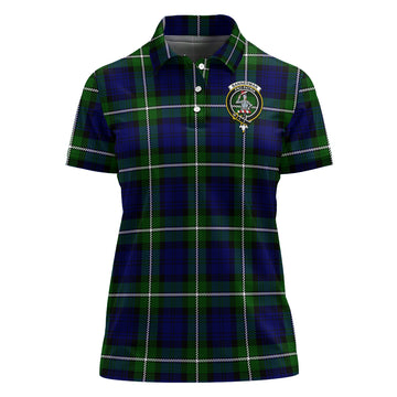 Bannerman Tartan Polo Shirt with Family Crest For Women - Tartan Vibes Clothing